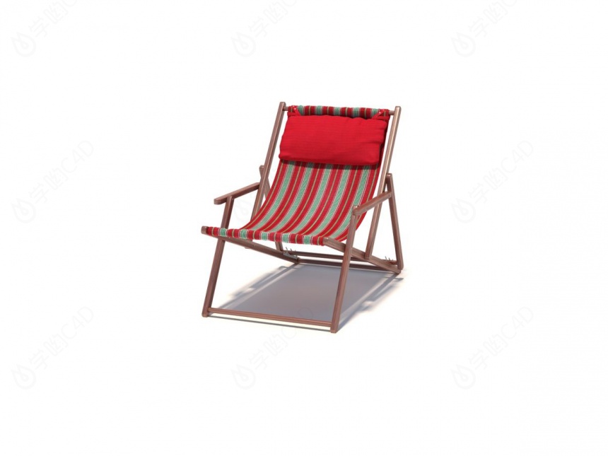 躺椅休闲椅C4D模型