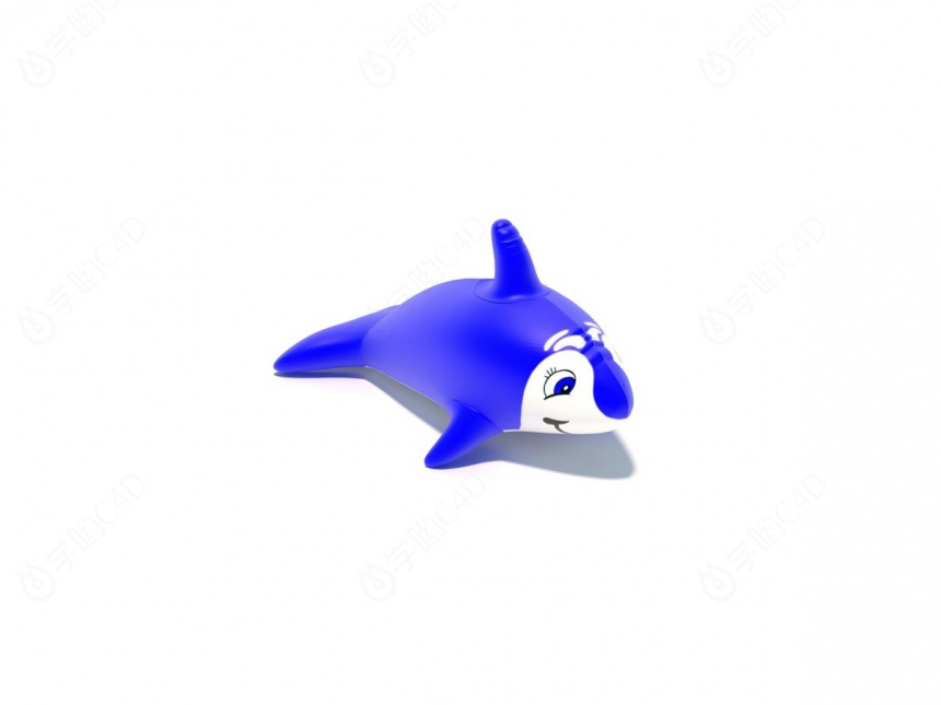 海豚玩具C4D模型