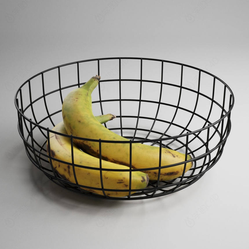 国产香蕉C4D模型