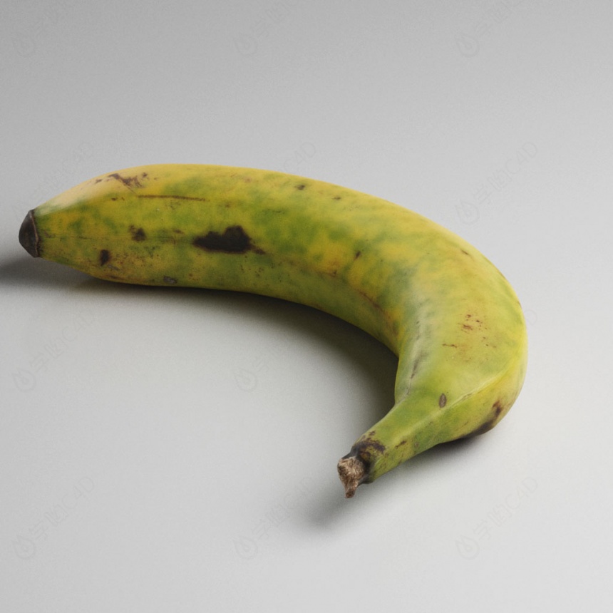 香蕉C4D模型