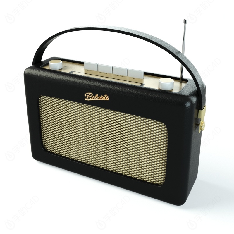 收音机C4D模型