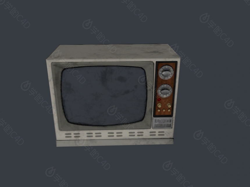 电视机C4D模型