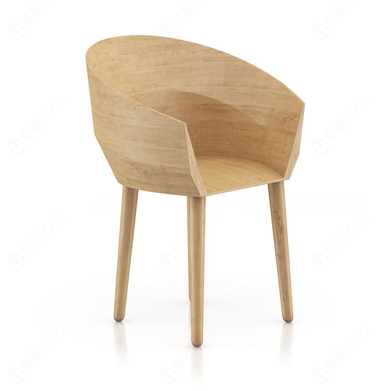 现代家具椅子C4D模型