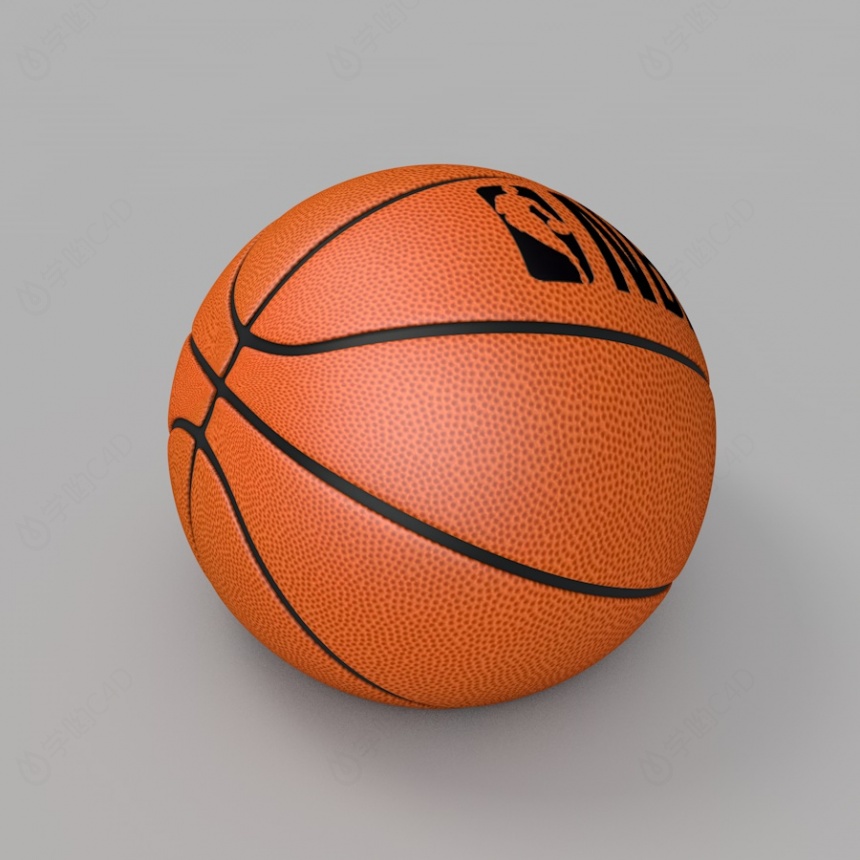 篮球C4D模型