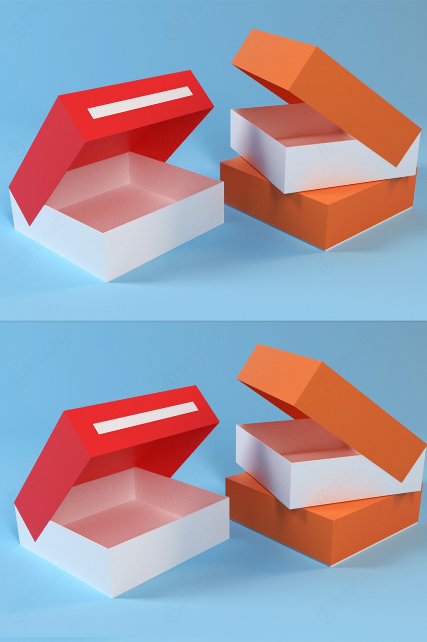 包装盒C4D模型
