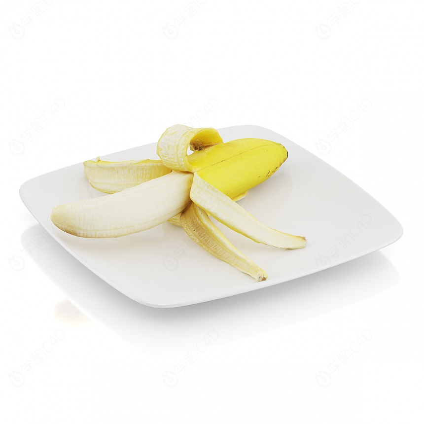 水果香蕉C4D模型