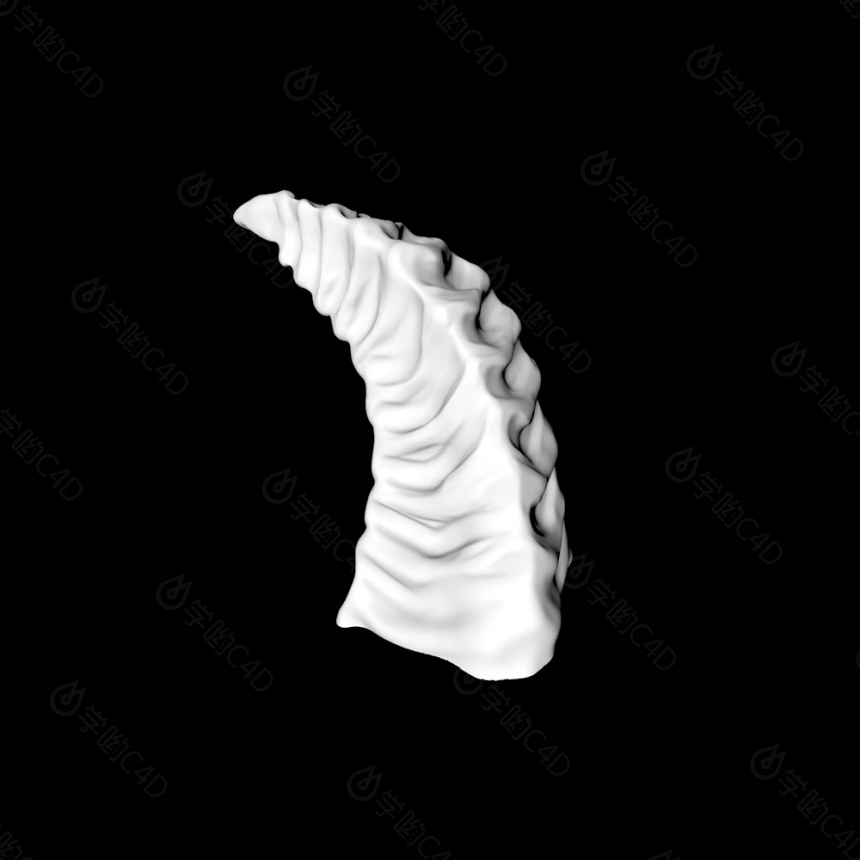 石膏雕塑骨骼C4D模型