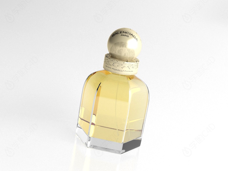香水瓶美妆C4D模型
