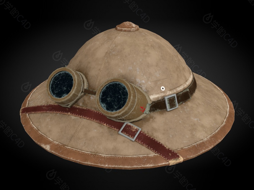 现代服装配饰魔法帽子C4D模型