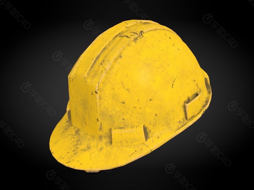 现代服装配饰安全帽子C4D模型