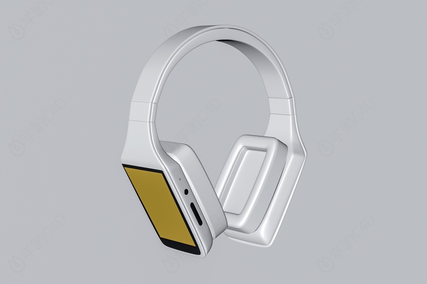 音乐运动耳机C4D模型