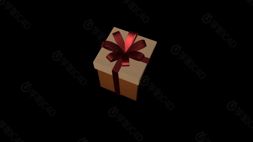 礼盒礼品盒C4D模型