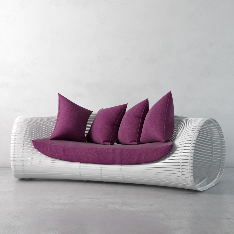 家居休闲单椅C4D模型