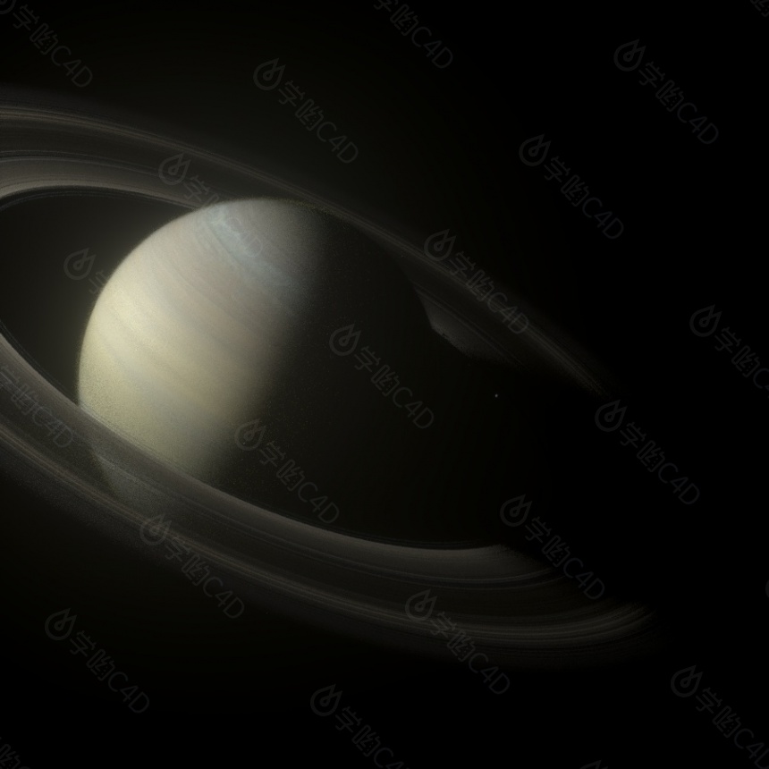 行星黑洞星球太空宇宙C4D模型