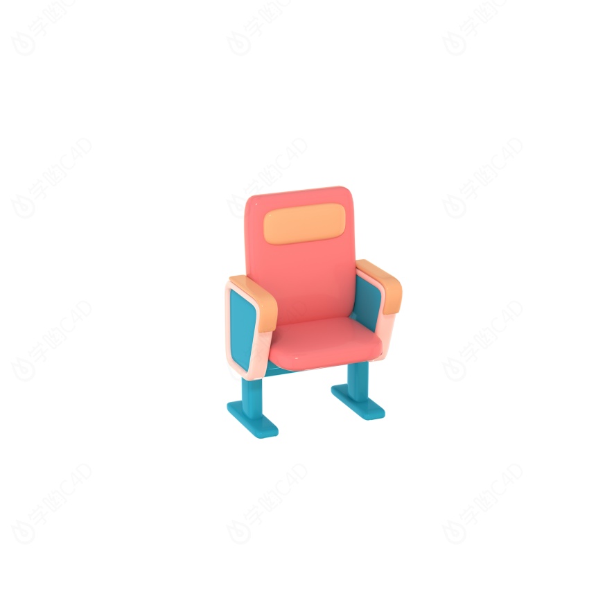 电影元素座椅C4D模型