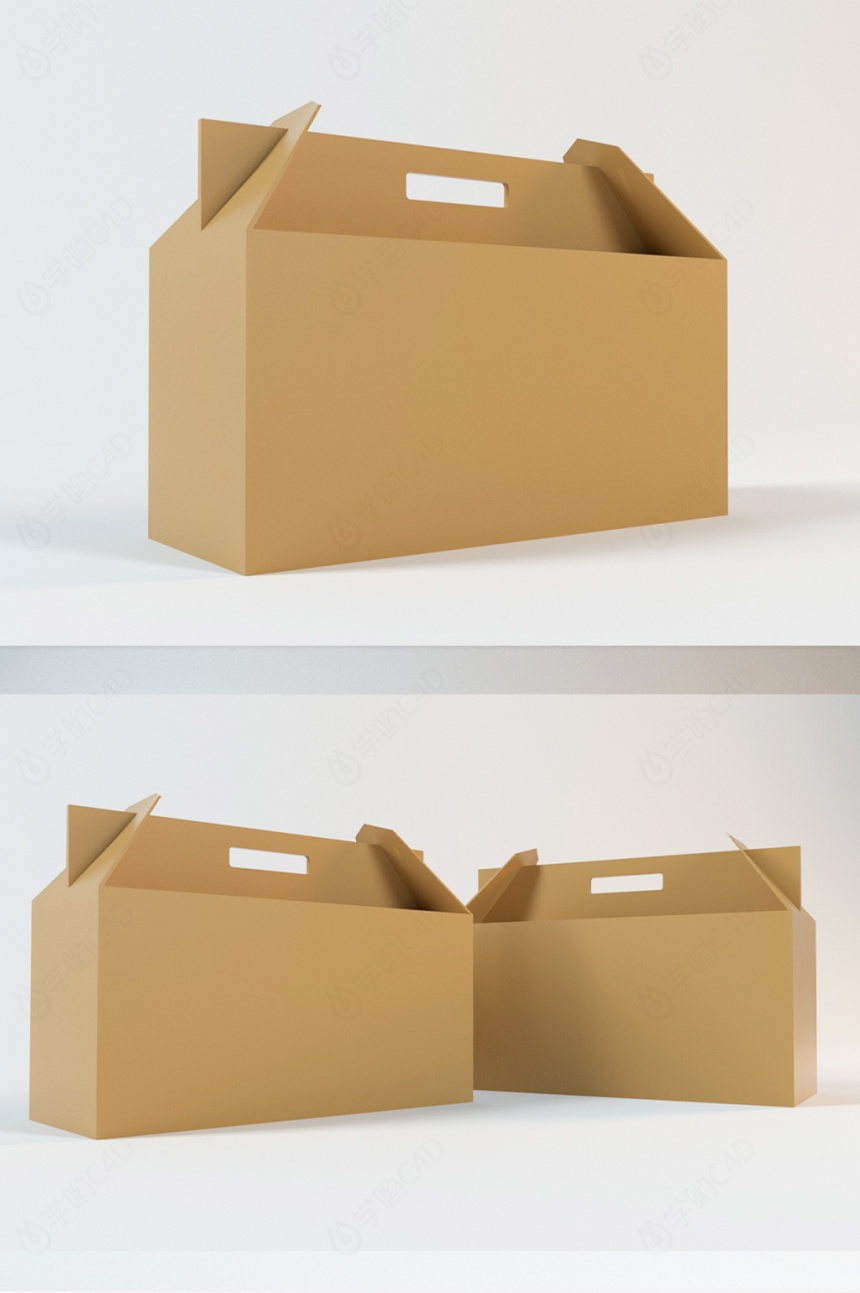包装盒C4D模型
