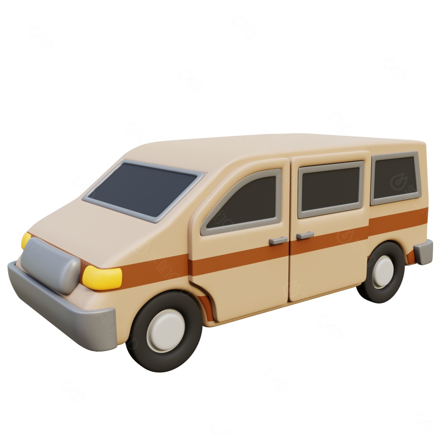 玩具小汽车C4D模型