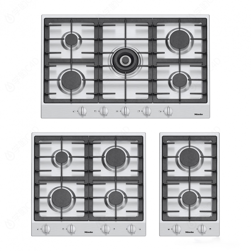 现代厨房器具C4D模型
