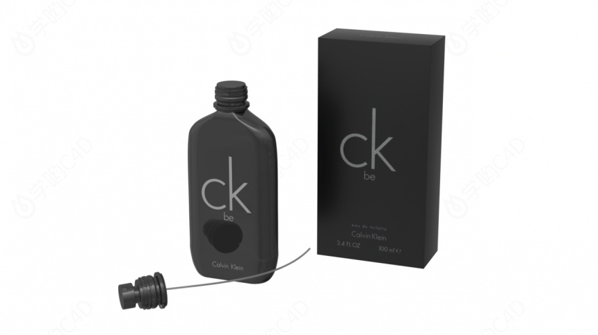 CK香水C4D模型