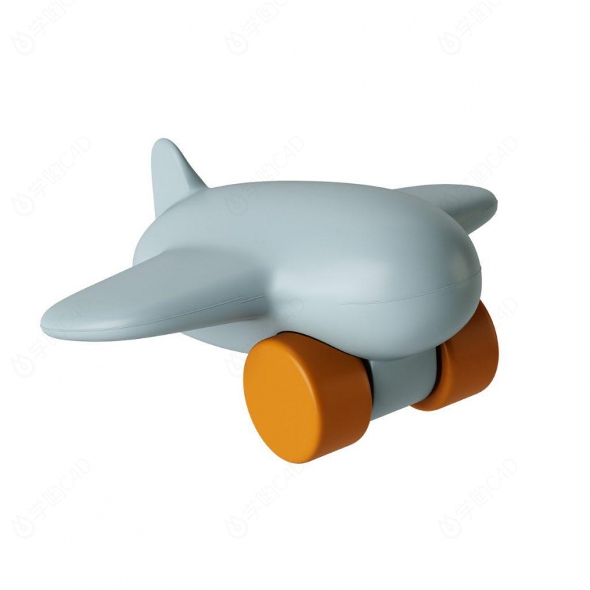 飞机玩具C4D模型
