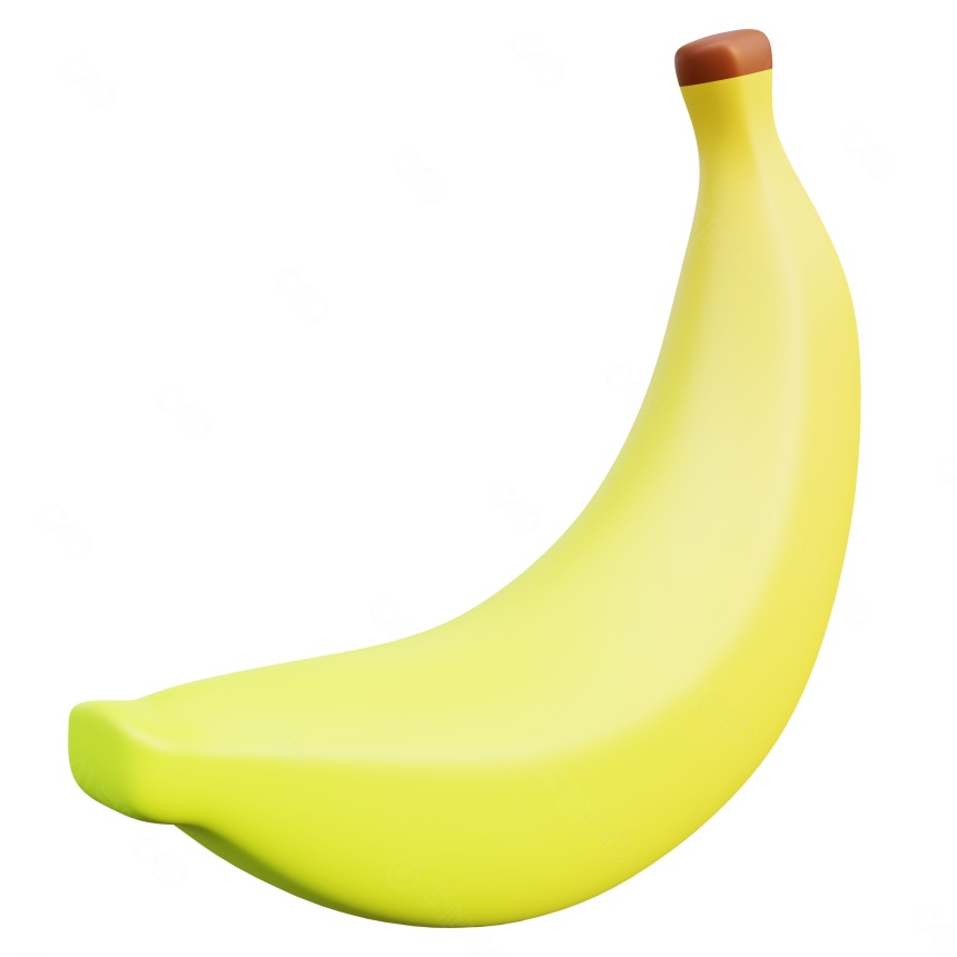水果香蕉C4D模型