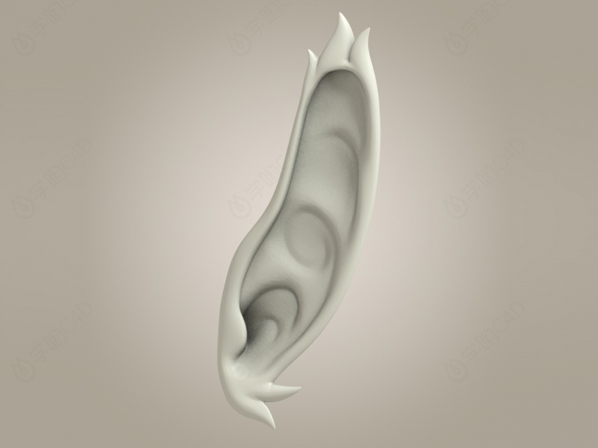 耳朵器官C4D模型