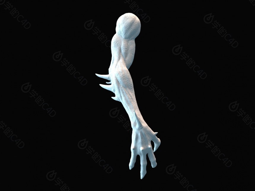 生物手臂C4D模型