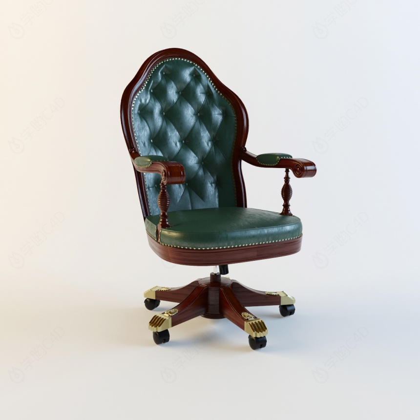 欧式家具椅子C4D模型