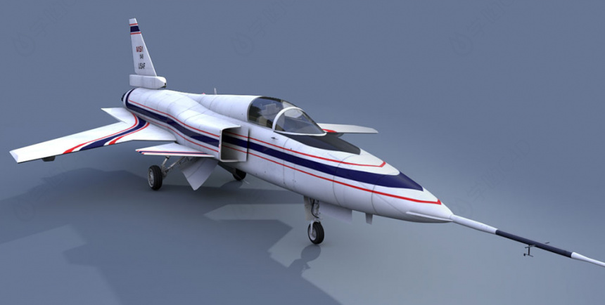 战斗机飞机C4D模型