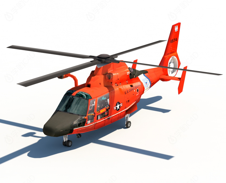 飞机直升机战斗机C4D模型
