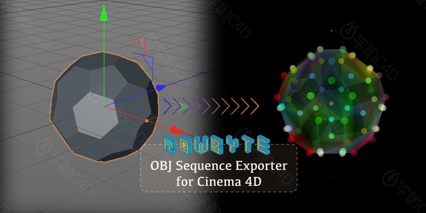 OBJ Sequence Exporter 2.0 for C4D R20
