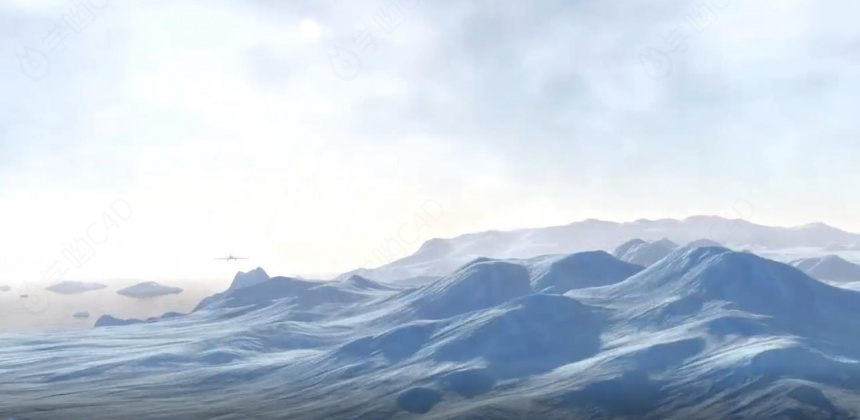 C4D 无限北极雪山  Infinite Arctic For Cinema 4D WINMAC
