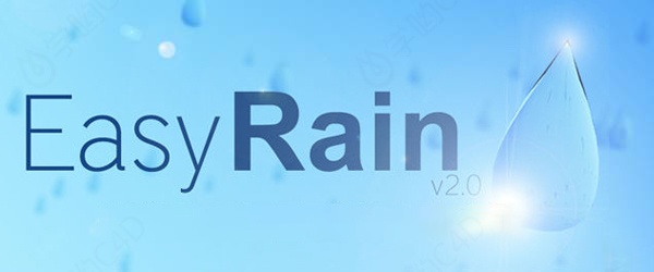 C4D下雨插件 Easy Rain V2.0 R15/R16 Win/Mac